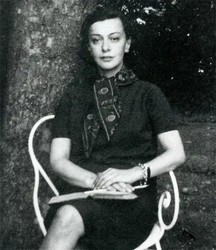 İtalyan şair ve denemeci Cristina Campo'nun portresi.