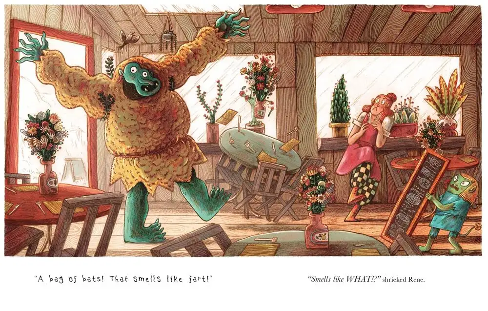 Kafeye gelen fantastik yaratıklar